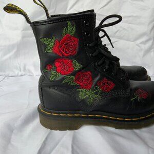 black Doc Martin boots